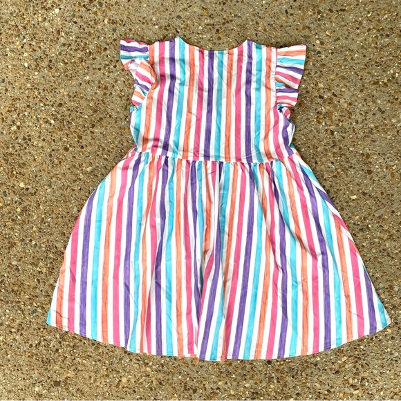 Shein Vcay NWT Girls Multicolor Striped Sundress Size XL - Picture 7 of 7
